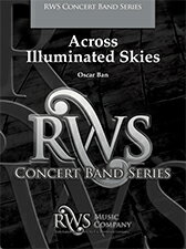 【輸入楽譜】バン, Oscar: Across Illuminated Skies: スコアとパート譜セット