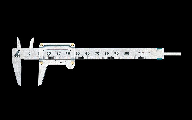 シンワ測定 ポケットノギス 100mm 【G-22A】 (工具)