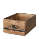 WOODEN STACKING BOX B CH14-H519NT (収納用品)