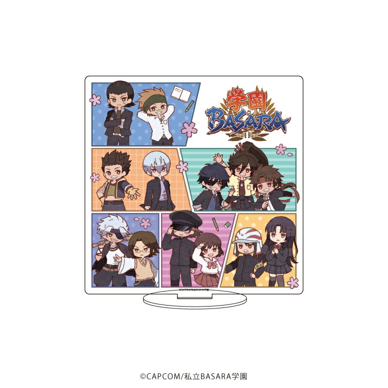 キャラアクリルフィギュア「学園BASARA」03/コマ割りデザイン(レトロアートイラスト)【グッズ】