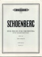【輸入楽譜】シェーンベルク, Arnold: 5つの管弦楽作品 Op.16/1949年の小管弦楽版(1973年刊の1998年改訂版): 指揮者用大型スコア