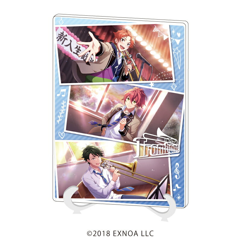 アクリルアートボード(A5サイズ)「ウインドボーイズ!」02/トロンボーンパート【グッズ】