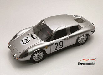 イタリアの「テクノモデル」1/43新作として、「ポルシェ 356B 2000GS カレラGT」が登場します。
1959年登場の356Bに1966cc空冷水平対向DOHC（4カム）エンジンを搭載した、GTレース用ホモロゲモデルです。
1953年に発表された550スパイダーがきっかけに誕生したモデルで、エルンスト・フールマン博士を中心としたチームは、550スパイダーに搭載するための本格的なレーシングエンジンの開発を指示しました。高回転、高出力を実現するため、角バンク毎にシャフトドライブのツイン・カムシャフトを配した4カム・ユニット。
先代モデルの356Aと比べてヘッドライトがより高い位置につけられ、突起したフロントインジケーター横のホーングリルはフラットになり、クロームメッキ加工された2本のスラットが装備されています。

※写真はサンプルのため実際の商品と異なる場合がございます。
※メーカー都合により大幅な発売延期や発売中止が発生する場合がございます。予めご了承ください。

・ホビー系商品についての諸注意
メーカー都合により発売の大幅な延期が発生する可能性がございます。
予約商品についてはメーカーから順次入荷次第の発送となります。メーカー公表の発売日とは異なる場合がございますのでご了承ください。【対象年齢】：