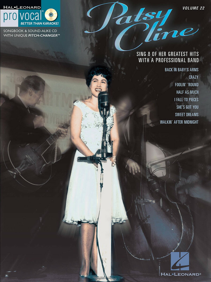 【輸入楽譜】プロ・ヴォーカル女性歌手編 第22巻: パッツィー・クライン: CD付