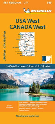 Michelin USA West, Canada West MAP-MICHELIN USA WEST CANADA W （Maps/Regional (Michelin)） 