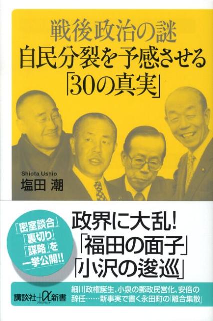 戦後政治の謎自民分裂を予感させる「30の真実」