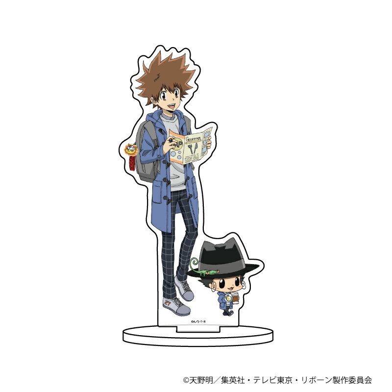 キャラアクリルフィギュア「家庭教師ヒットマンREBORN!」34/リボーン&沢田綱吉 私服Ver.(描き下ろし)【グッズ】