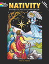 NATIVITY STAINED GLASS COLORING BOOK MARTY NOBLE