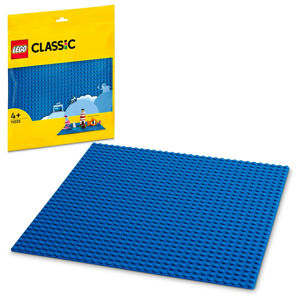 レゴ(LEGO) クラシック 基礎板 (ブルー) 【おもちゃ 玩具 プレゼント 誕生日 ブロック 知育 クリスマス 男の子 女の子 子供 4歳 5歳 6歳 ごっこ遊び おままごと 街づくり 】 11025