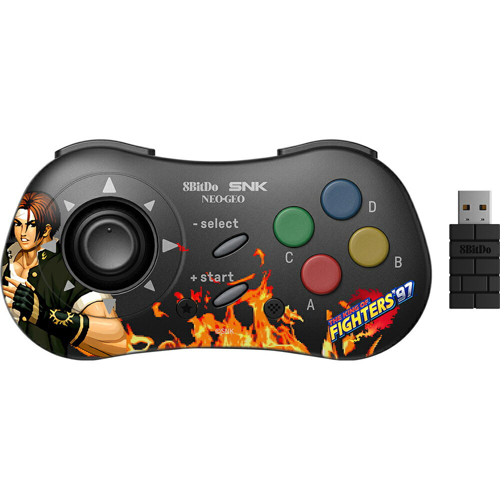 【ネオジオミニ/Android(9.0以上)/PC対応】8BitDo NEOGEO Wireless Controller Kyo Kusanagi