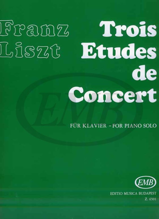 【輸入楽譜】リスト, Franz(Ferenc): 3つの演奏会用練習曲/新リスト全集版