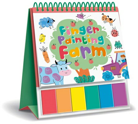 Finger Painting Farm: Easel Coloring Book with 6 Paints FINGER PAINTING FARM [ Igloobooks ]