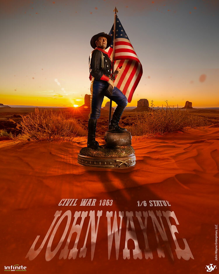 ジョン・ウェイン 南北戦争1863 1/6 スタチュー (塗装済み完成品フィギュア)【クレジットカード決済限定】