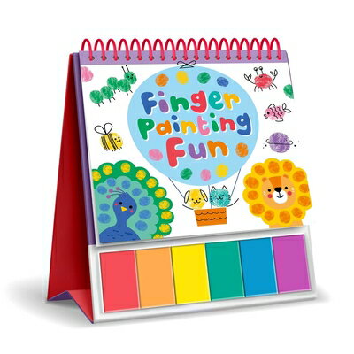 Finger Painting Fun: Easel Coloring Book with 6 Paints FINGER PAINTING FUN [ Igloobooks ]