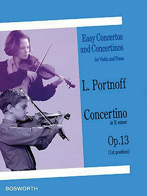 Leo Portnoff's Violin Concertino in E Minor, Op. 13 is written for the first position of the violin. For violin with piano accompaniment.