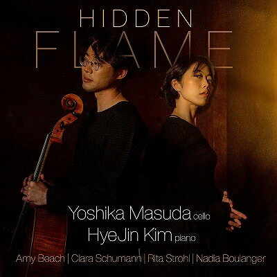 国際派チェリスト増田喜嘉、女性作曲家の秀逸なプログラムでデビュー！

神戸出身、5歳よりチェロを始め、12歳で渡豪以来欧米を中心に活躍している国際派チェリスト、増田喜嘉（ますだ よしか）がイギリスの「Aive」から登場。デビュー・アルバムとなる「秘めた情熱（Hidden Flame）」は、クラシック音楽のレパートリーにおいて女性たちがいかに注目を集めるようになっていったのか、そのストーリーを垣間見ることができるという、2世紀にわたる秀逸なプログラム。
　おそらくもっとも有名なクララ・シューマンの『3つのロマンス』に加え、エイミー・ビーチやナディア・ブーランジェ、リタ・ストロールといった再評価著しい女性作曲家・音楽家たちのチェロ作品を提示。インド系のルーツを持つ米国人作曲家リーナ・エルマーイールの『一つの言葉が世界を作る（one word makes a world）』はインド古典音楽の「ラーガ」をベースとし、チェリスト増田喜嘉のために作曲された作品です。
　現在はロサンジェルスを拠点に演奏者・指導者として活躍し、近年は日本での演奏活動も広げている増田喜嘉は、オールドバラ音楽祭（英国）、オタワ室内楽祭（カナダ）、イエロー・バーン音楽祭（米国）、ランデブー・デ・ラ・ミュージック音楽祭（韓国）などの音楽祭にて定期的に演奏し、室内楽奏者として世界的に信頼を置かれています。ロサンジェルスでは室内楽グループ「Salastina LA」、5台のチェロ・アンサンブルSAKURA、日本ではパトス四重奏団、神戸ピアノ三重奏団のチェリストとしても活動し、現代音楽の熱心な提唱者として、リーナ・エスマーイール、細川俊夫、デリック・スカイ、ベント・ソアンセン、ヨルグ・ヴィットマンらの作品の米国・世界初演を飾ってきました。
　これまで第11回ビバホールチェロコンクール第1位・夢但馬賞受賞、アメリカ全国ヤング・アーティストコンクール弦楽部門第1位、オーストラリア音楽協奏曲コンクール第1位、ヤマハ・ヨーロッパ音楽財団弦楽コンクール第1位等で優勝。（輸入元情報）

【収録情報】
1. エイミー・ビーチ[1867-1944]：ロマンス Op.23
2. クララ・シューマン[1819-1896]：3つのロマンス Op.22
3. リタ・ストロール[1865-1941]：劇的な大ソナタ『ティトゥスとベレニケ』
4. リーナ・エスマーイール[1983-]：一つの言葉が世界を作る
5. ナディア・ブーランジェ[1887-1979]：チェロとピアノのための3つの小品
6. 伝マリア・テレジア・パラディス[1759-1824]：シチリアーノ

　増田喜嘉（チェロ）
　キム・ヘジン（ピアノ）

　録音時期：2022年6月10-12日
　録音場所：ロサンジェルス、南カリフォルニア大学、Cammilleri Hall
　録音方式：ステレオ（デジタル／セッション）
　世界初録音（4）
　日本語解説付き

Powered by HMV