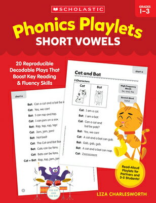 Phonics Playlets: Short Vowels PHONICS PLAYLETS SHORT VOWELS [ Liza Charlesworth ]