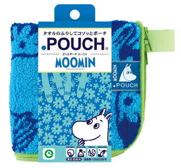 ムーミンブルーAD／キャラクターどっとポーチ　ムーミン