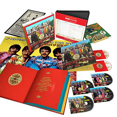 【輸入盤】Sgt. Pepper's Lonely Hearts Club Band Anniversary Super Deluxe Edition (4CD+Blu-ray+DVD) 【限定盤】