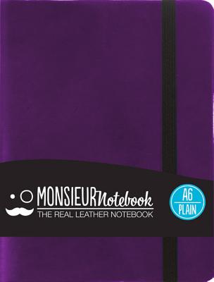 Monsieur Notebook Leather Journal - Purple Plain Small MONSIEUR NOTEBK LEATHER JOURNA （Monsieur Notebook Plai） Hide Stationery Ltd