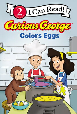Curious George Colors Eggs: An Easter and Springtime Book for Kids CURIOUS GEORGE COLORS EGGS （I Can Read Level 2） [ H. A. Rey ]