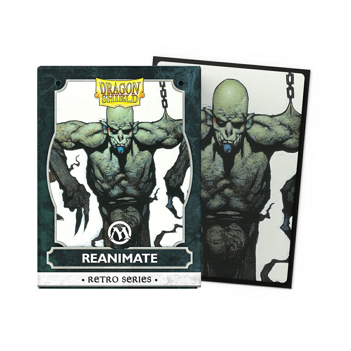 ■商品説明
大人気のMagic: The Gathering公式スリーブ「Reanimate」。
63mm×88mmサイズのカードに適したスタンダードサイズのブラッシュドアート仕様です。

1Box：10個入り
1カートン：50個入り【対象年齢】：6歳以上