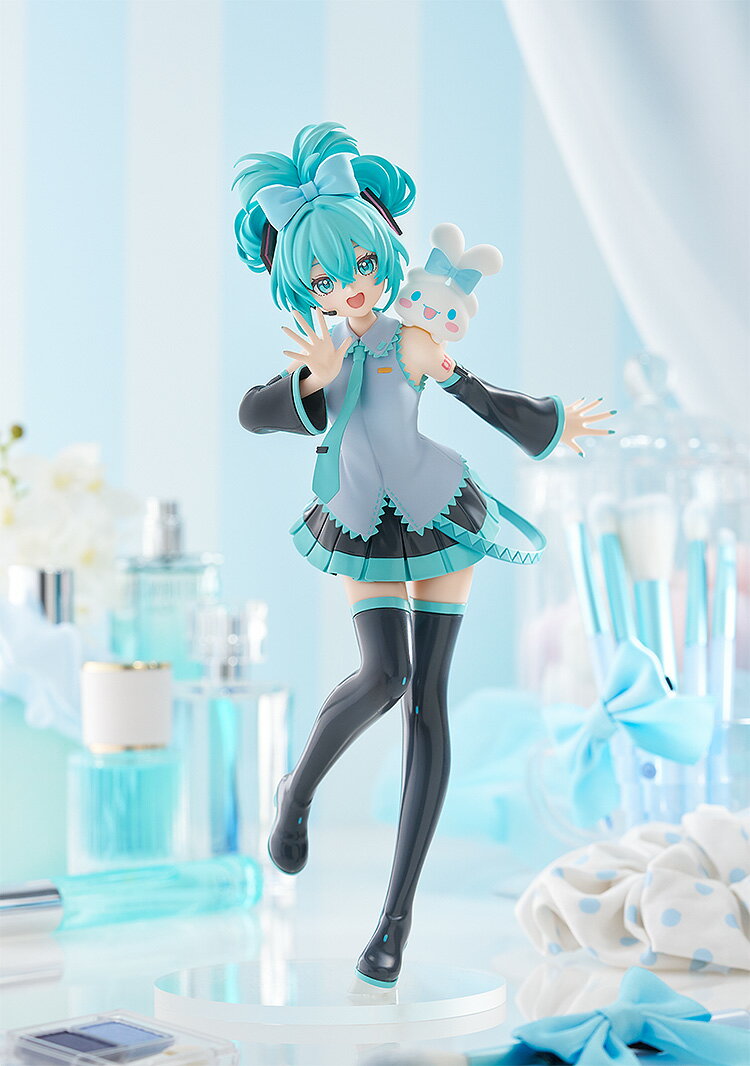POP UP PARADE 『初音ミク×シナモロール』 初音ミク シナモロールコラボVer. L size (塗装済み完成品フィギュア)