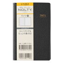 能率 2025年1月始まり手帳 ウィークリー NOLTY(ノルティ) ライツ3(黒) 1251