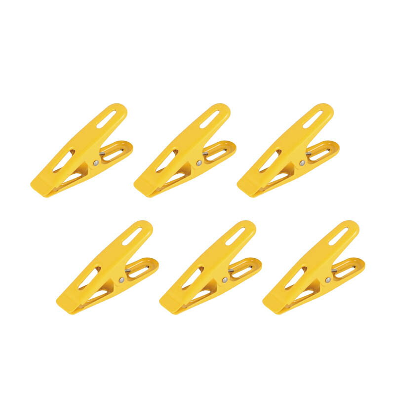 6 COLORED CLIPS A YELLOW　118-345AYL