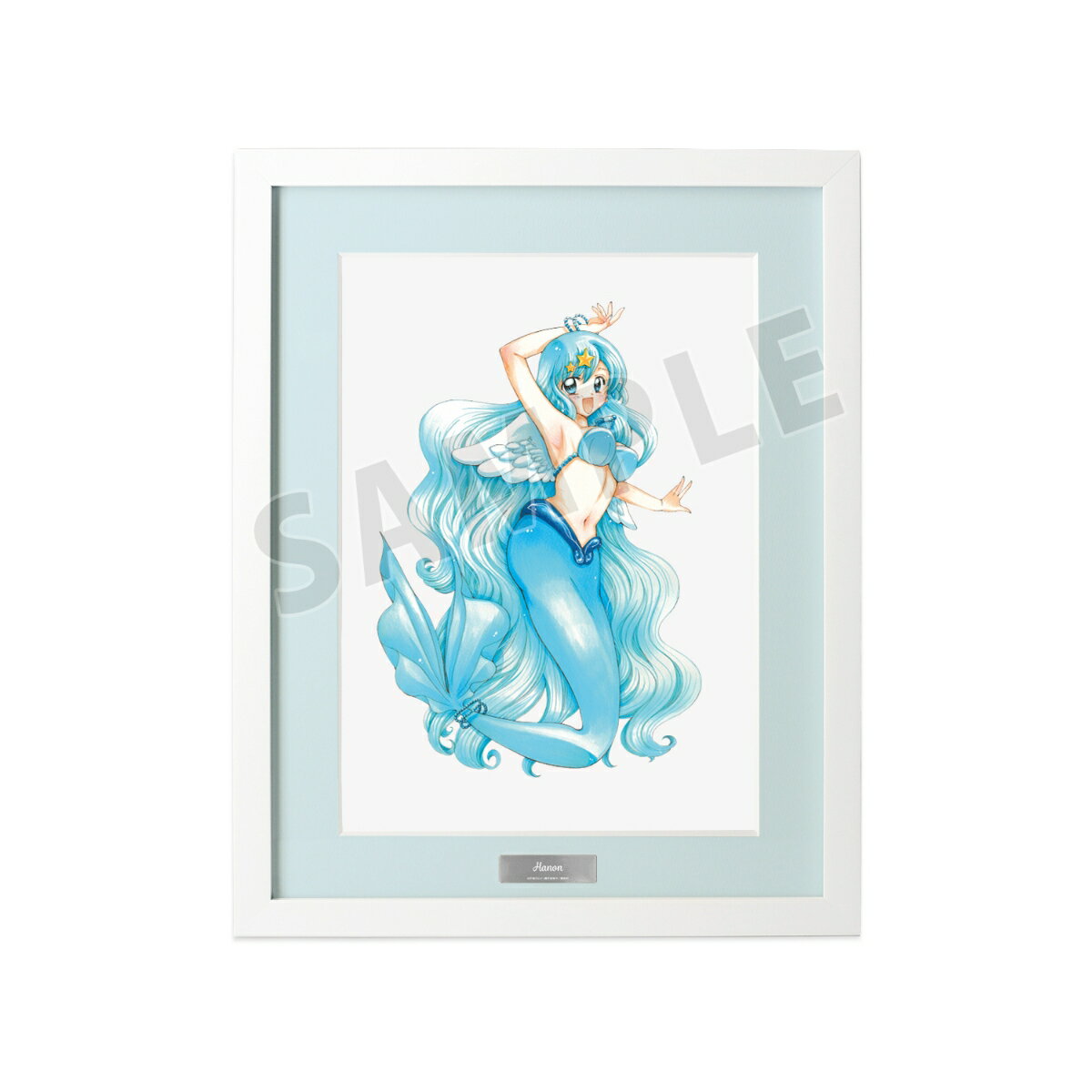 ぴちぴちピッチ花森ぴんく先生 描き下ろし 宝生 波音 羽を纏ったマーメイドver. キャラファイングラフ