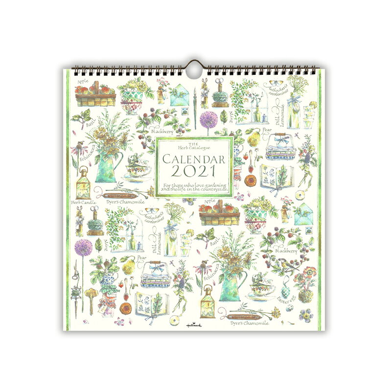 日本ホールマーク カレンダー2021年 壁掛け 大 ハーブカタログ カレンダー （カレンダー）のサムネイル
