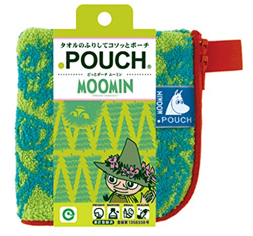 スナフキングリーンAD／キャラクターどっとポーチ　ムーミン