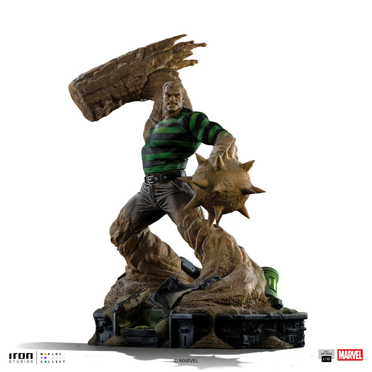『マーベル』【アイアン・スタジオ スタチュー】「バトルジオラマ・シリーズ」1/10スケール サンドマン［コミック］ (フィギュア)