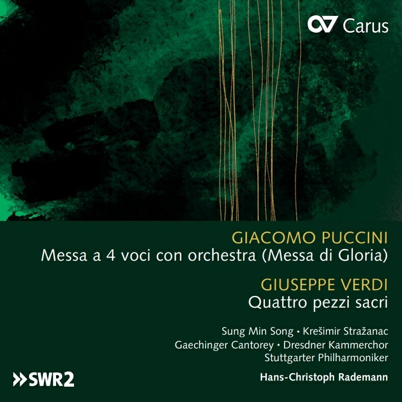 【輸入盤】プッチーニ：グローリア・ミサ、ヴェルディ：聖歌四篇　ラーデマン＆シュトゥットガルト・フィル、ゲヒンガー・カントライ、ドレスデン室
