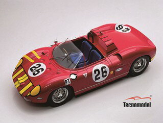 テクノモデル 1/18 フェラーリ 330P セブリング12時間 1965 #26 Scuderia Bear B. Grossman - S. Hudson 【TM18-525B】 (ミニカー)