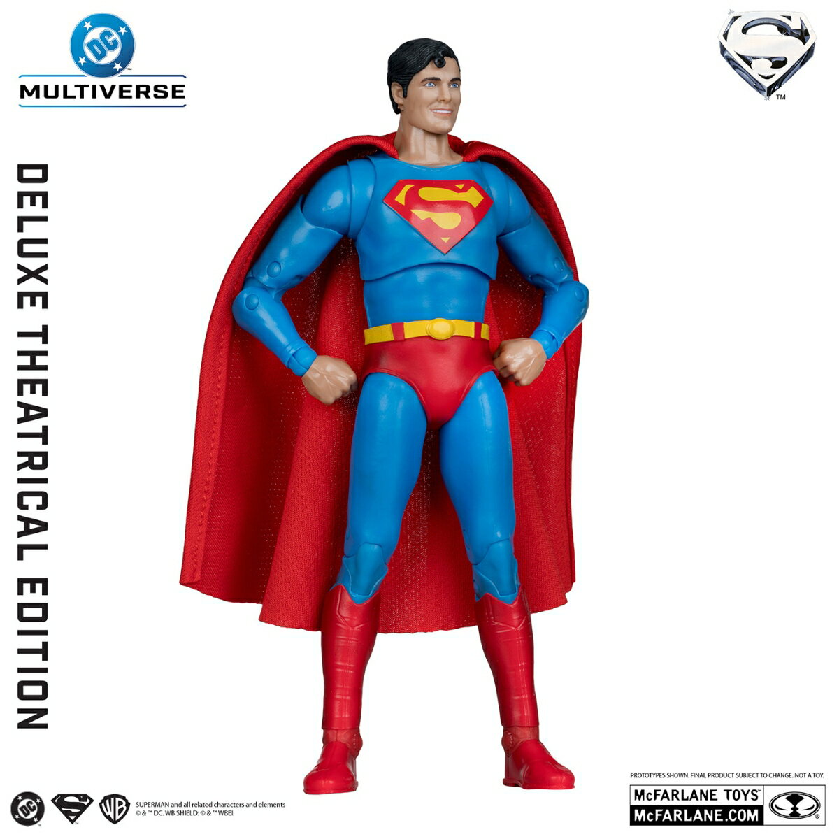 『DCコミックス』 【DCマルチバース】 7インチ・アクションフィギュア 「デラックス・シアトリカル・エディション」 スーパーマン［映画『スーパーマン（1978）』］ (アクションフィギュア)