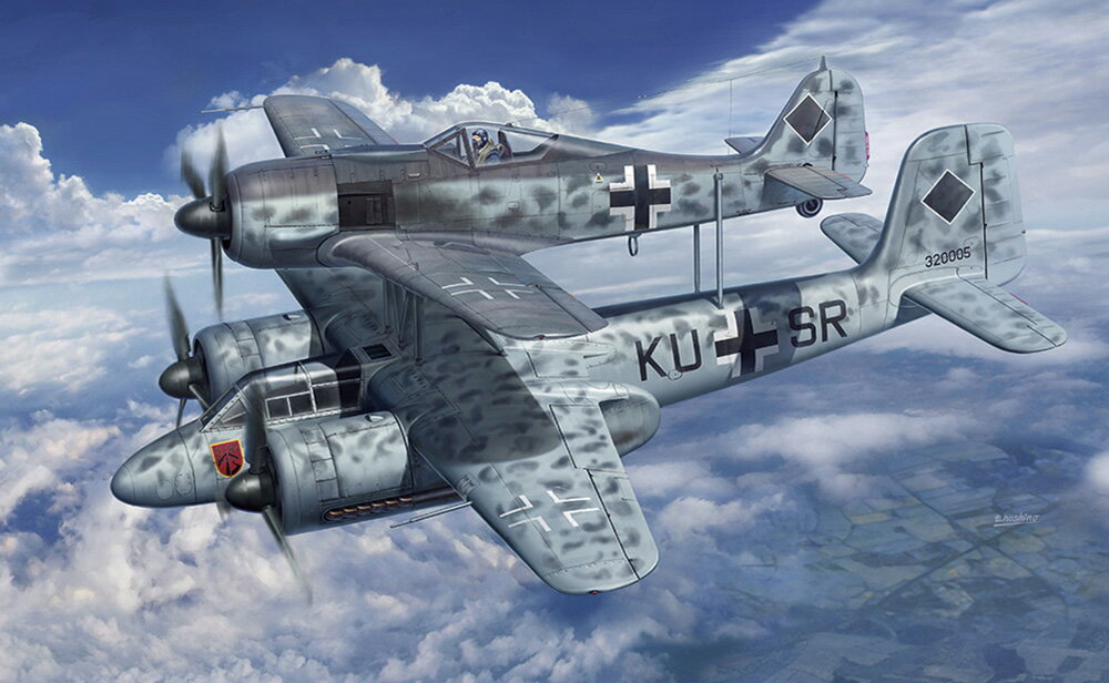 1/72 Ta154A-1 & Fw190A-8 “ミステル” 【02537】 (プラモデル)