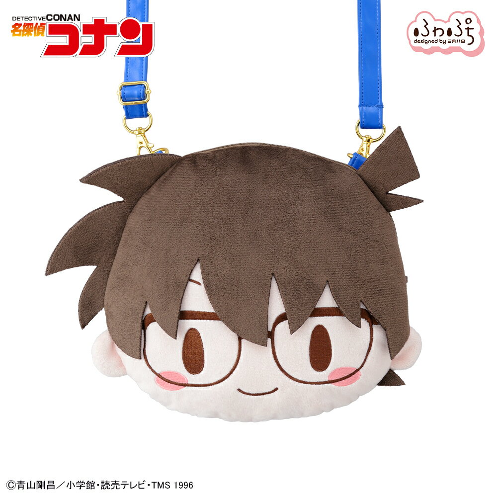 名探偵コナン 江戸川コナン ふわぷち フェイスショルダーバッグ（M）