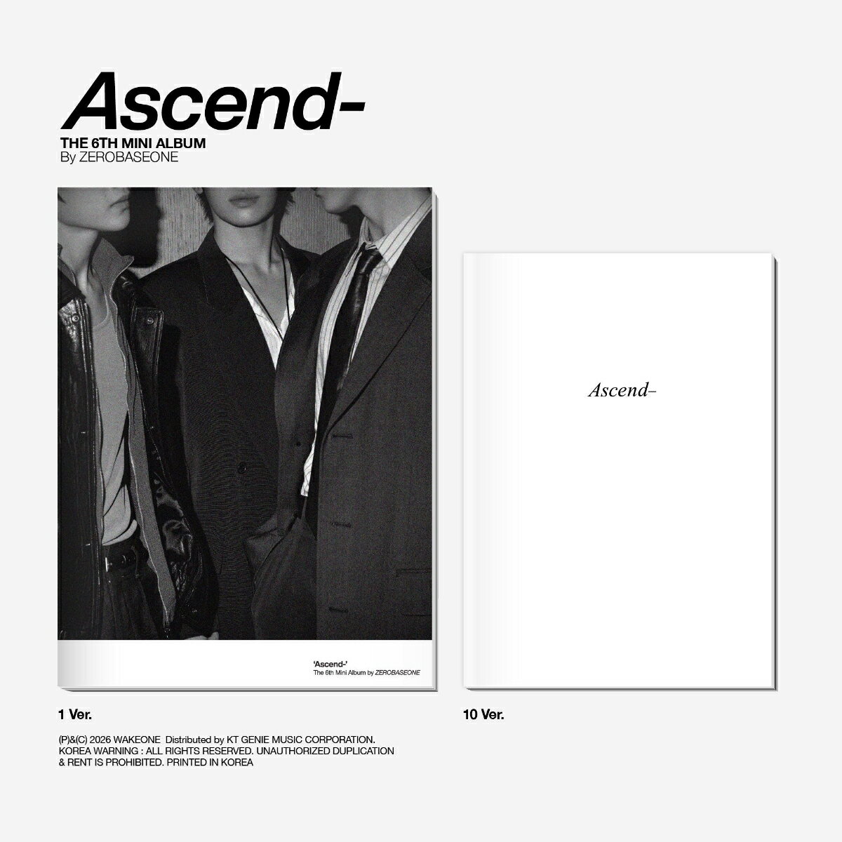 【先着特典】The 6th Mini Album[Ascend-]Photobook Ver. (10 Ver.)(イベント＆特典応募抽選券(シリアルナンバー)+オンラインショップ限定セルカフォトカード(全10種のうちランダム1枚))