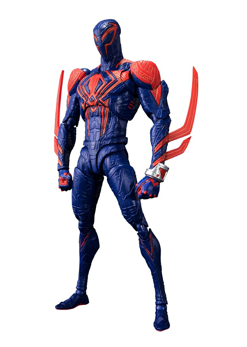 『スパイダーマン:アクロス?ザ?スパイダーバース』より、「スパイダーマン 2099」がS.H.Figuartsに登場!

『スパイダーマン:アクロス?ザ?スパイダーバース』より「スパイダーマン2099」が仕様を新たにS.H.Figuartsで登場!
カラーリングを再解釈し、赤いラインの彩色を本体に追加。印象的な叫び顔をイメージした新規の交換用頭部パーツも付属。

■セット内容
本体、交換用手首パーツ左右各2種、交換用首付き頭部パーツ、交換用頭部パーツ、ウェブ2種、ブレスレット、專用台座一式

(C) 2026 MARVEL (C) 2026 SPAI

・ホビー系商品についての諸注意
メーカー都合により発売の大幅な延期が発生する可能性がございます。
予約商品についてはメーカーから順次入荷次第の発送となります。メーカー公表の発売日とは異なる場合がございますのでご了承ください。【対象年齢】：15歳以上【商品サイズ (cm)】(高さ）：18