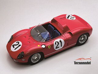 テクノモデル 1/18 フェラーリ 275P ル・マン24時間 1964 #21 SEFAC DNF M. Parkes - L. Scarfiotti 【TM18-525D】 (ミニカー)