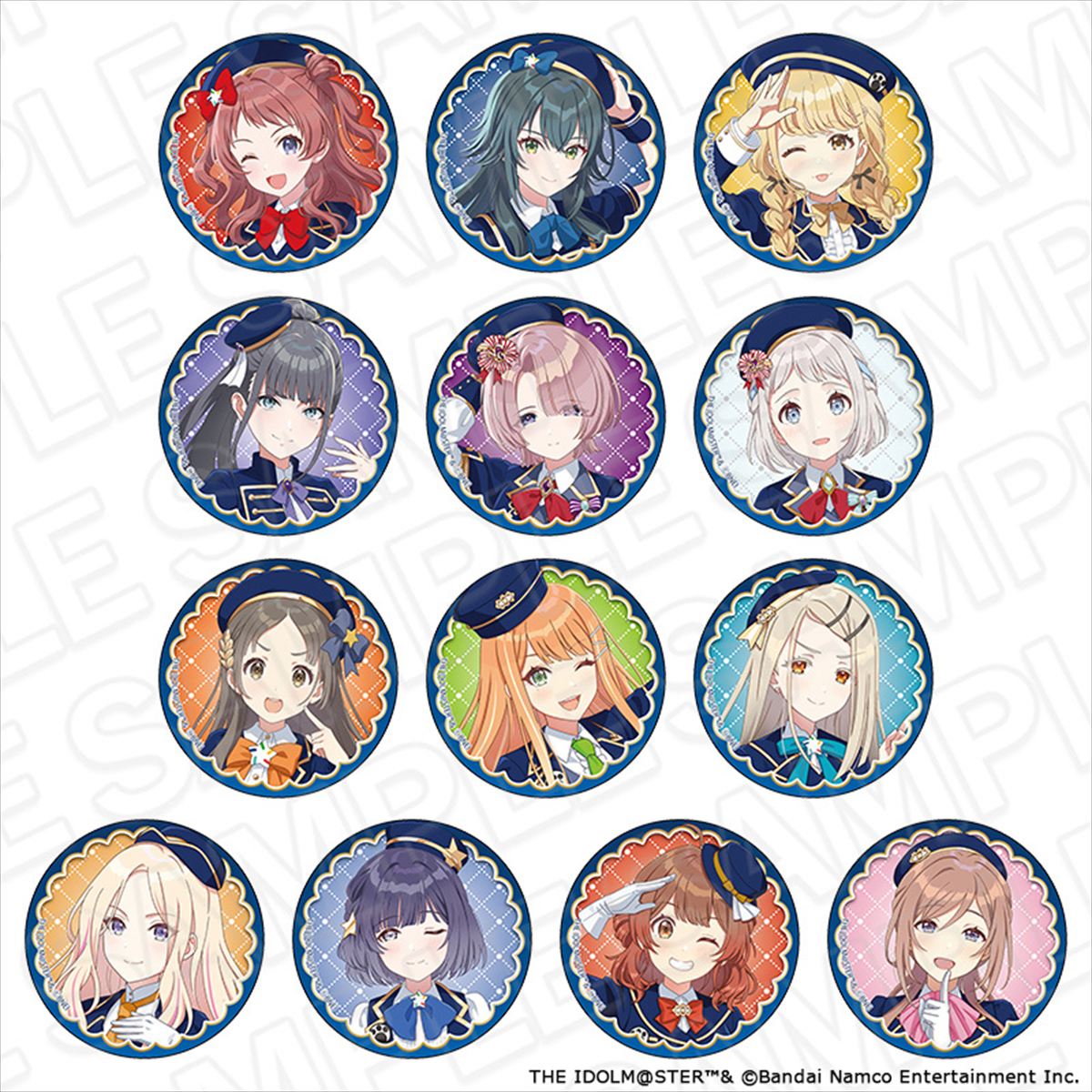 学園アイドルマスター カンバッジ（ランダム） 遊園地 ver．