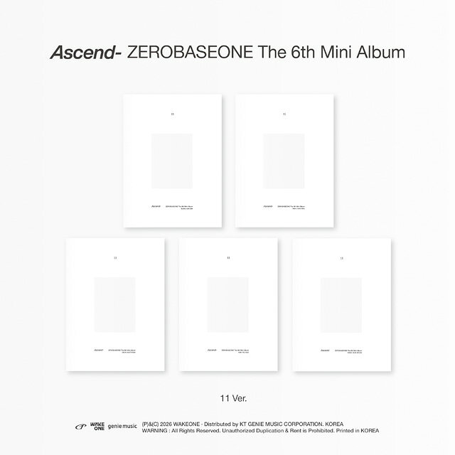 【先着特典】The 6th Mini Album[Ascend-] 11 Ver. (全5種のうちランダム1種)(イベント＆特典応募抽選券(シリアルナンバー)+オンラインショップ限定セルカフォトカード(全10種のうちランダム1枚))