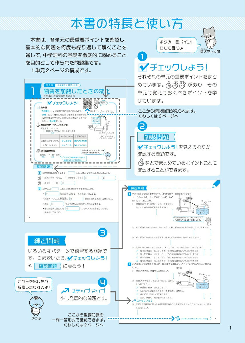 とにかく基礎 中2理科の紹介画像2