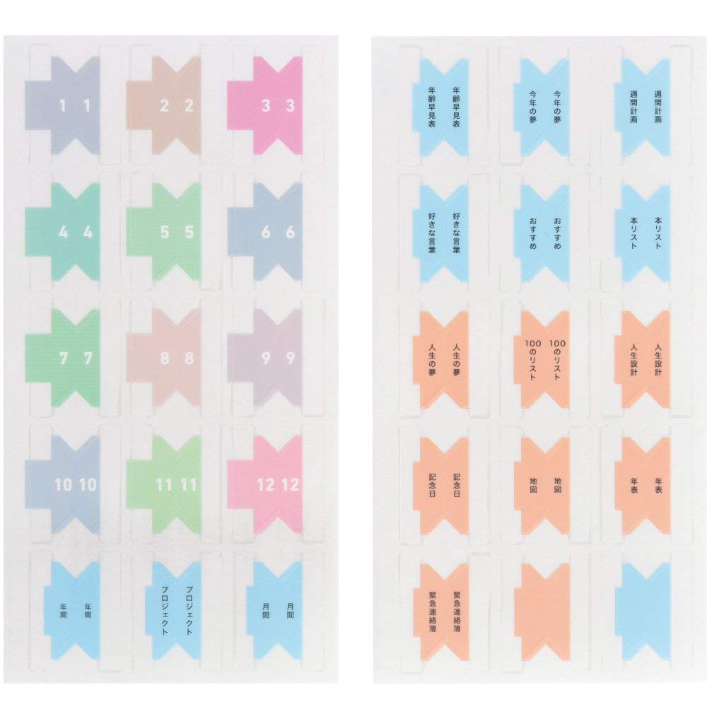 コクヨ ジブン手帳 Goods インデックスシール ニーJG1