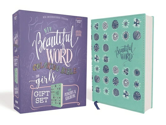 Niv, Beautiful Word Coloring Bible for Girls Pencil/Sticker Gift Set, Updated, Leathersoft Over ..
