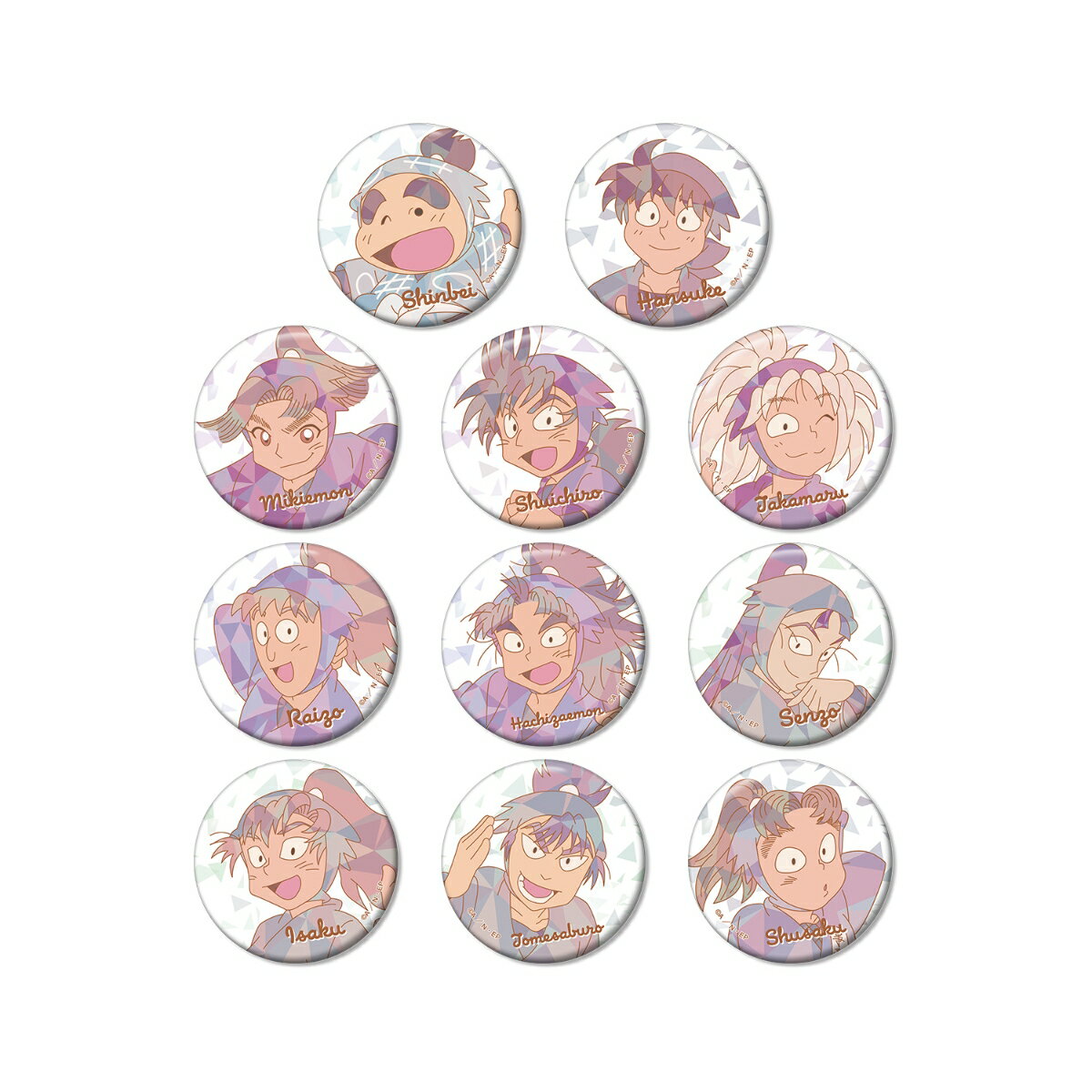 【グッズ】忍たま乱太郎 トレーディング プリズムパターン 缶バッジ ver.B(単位/BOX) [ 忍たま乱太郎 ]