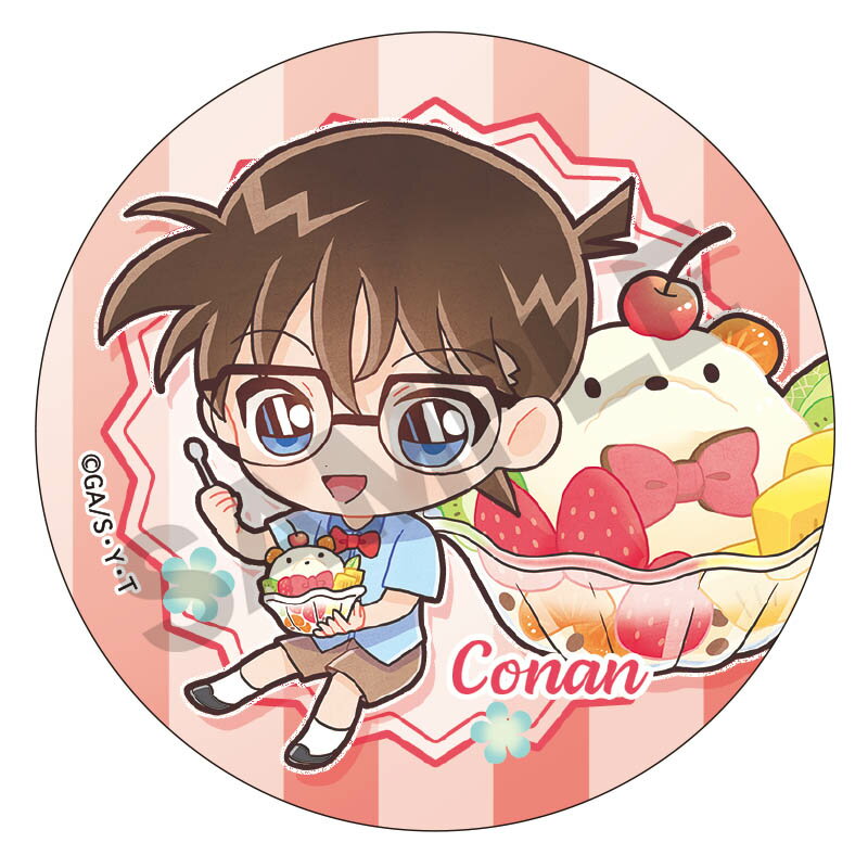 名探偵コナン トレーディング缶バッジ きゃらペコ夏