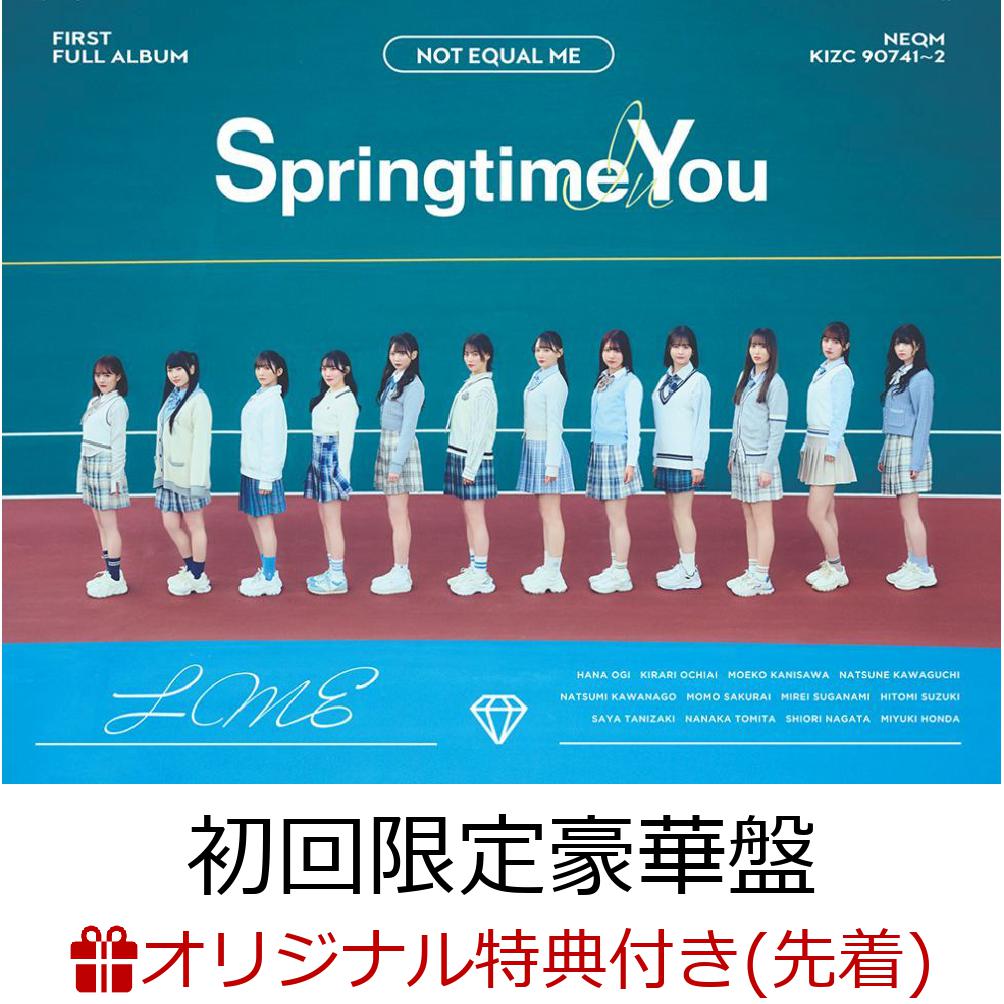 【楽天ブックス限定先着特典】Springtime In You (初回限定豪華盤 CD＋Blu-ray)(生写真：本田珠由記)