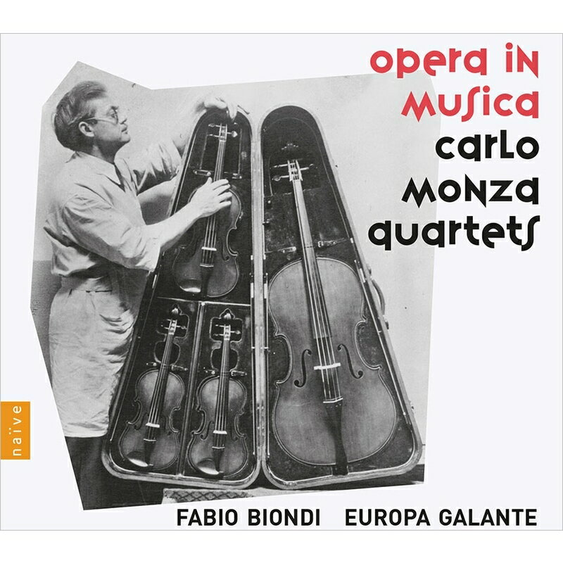 モンツァ、カルロ（1735ー1801）発売日：2022年06月29日 予約締切日：2022年06月25日 Opera In Musicaーstring Quartets: Biondi(Vn) Europa Galante JAN：3700187675417 V7541 Naive *cl* CD クラシック 室内楽曲 輸入盤